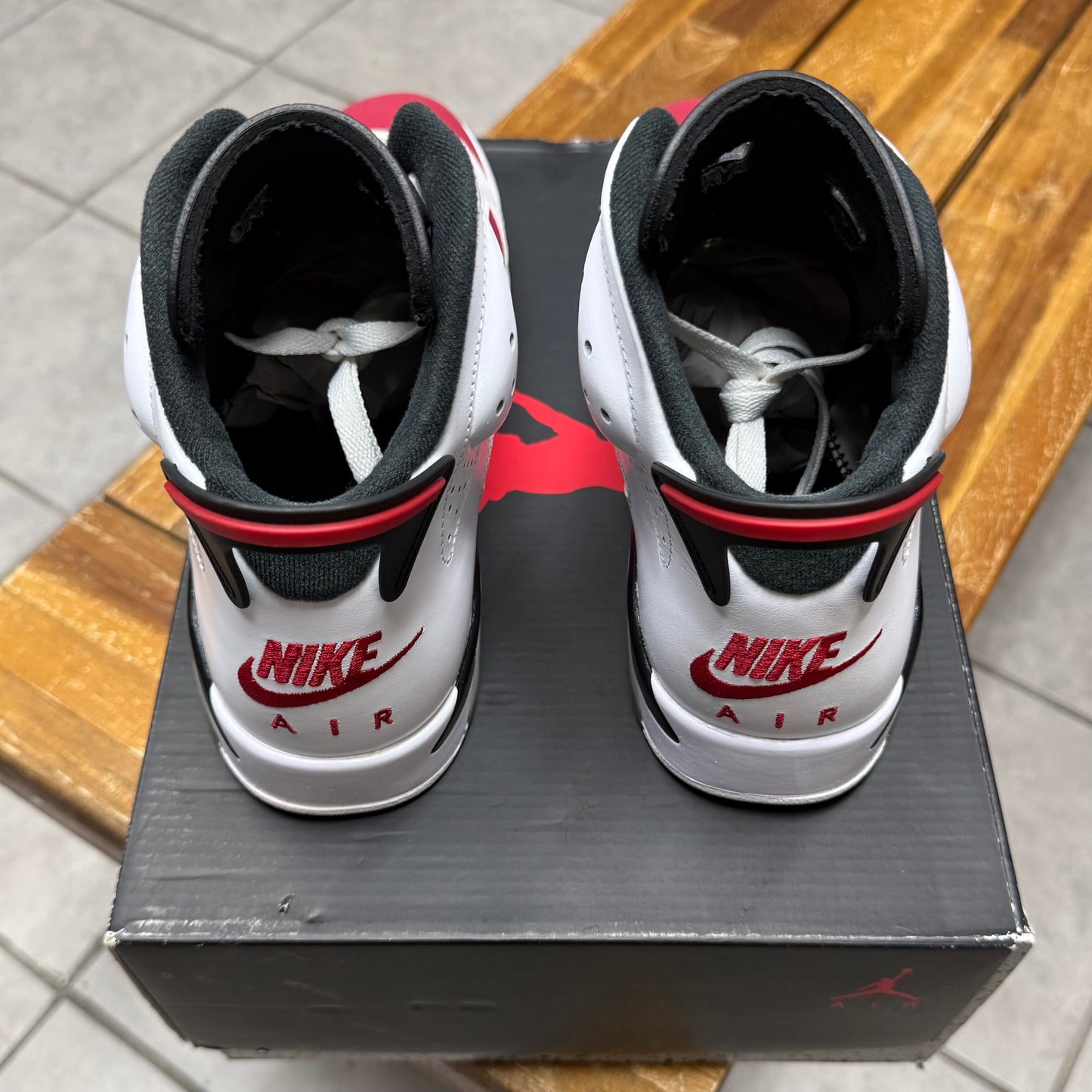 Jordan 6 Carmine (Worn)