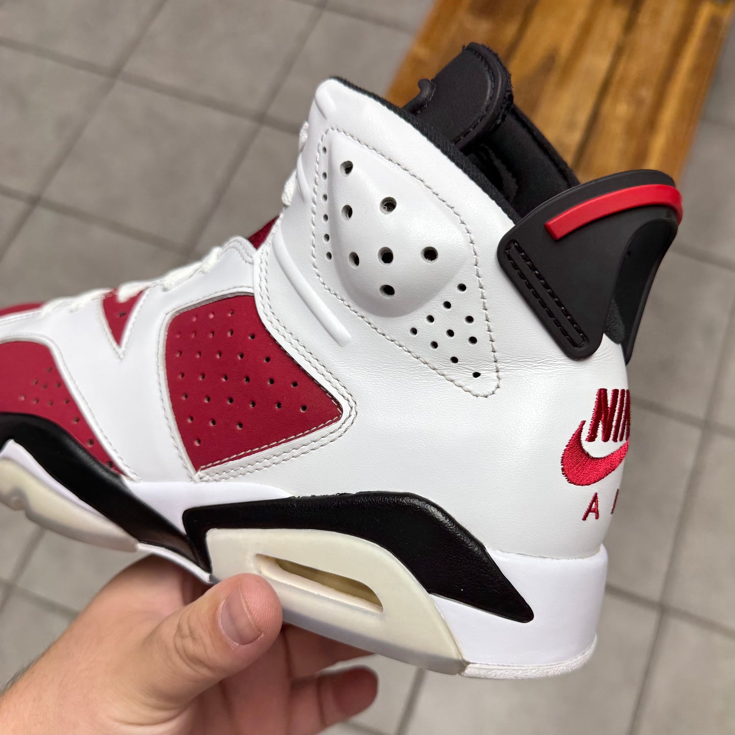 Jordan 6 Carmine (Worn)