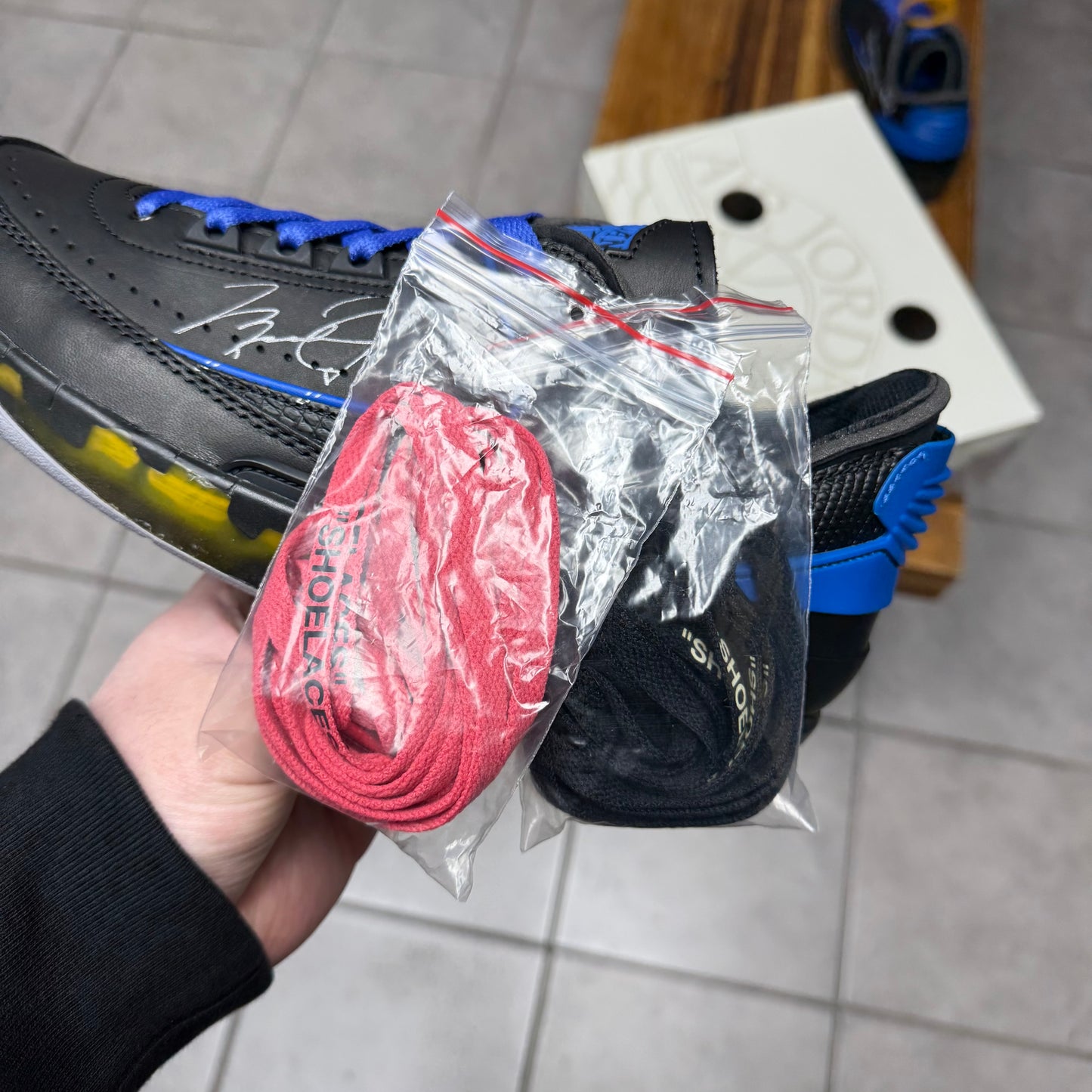 Jordan 2 Low x Off-White Black Varsity Royal