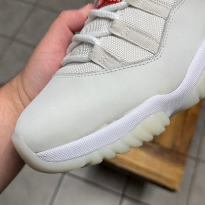 Jordan 11 Platinum Tint (Worn)