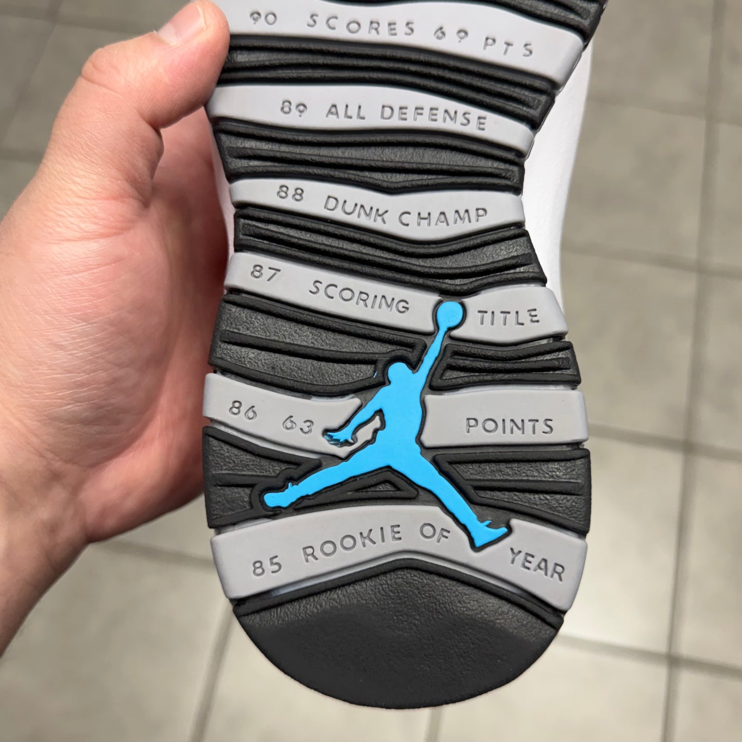 Jordan 10 Retro Steel 2025 (Worn)