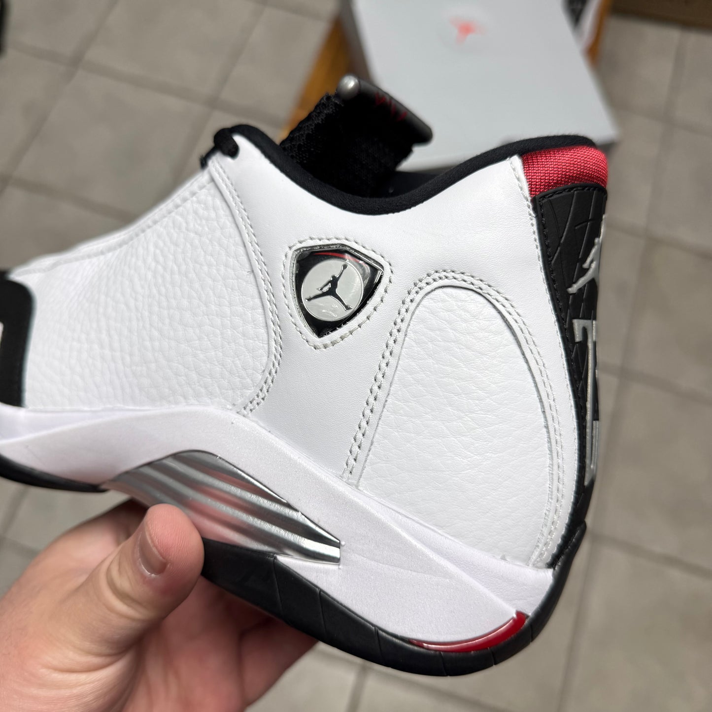 Jordan 14 Black Toe (Worn)