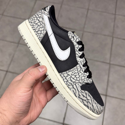 Jordan 1 Low OG Black Cement (Worn)