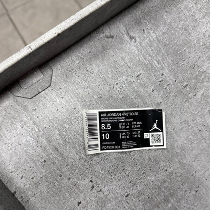 Jordan 4 Wet Cement (Worn)