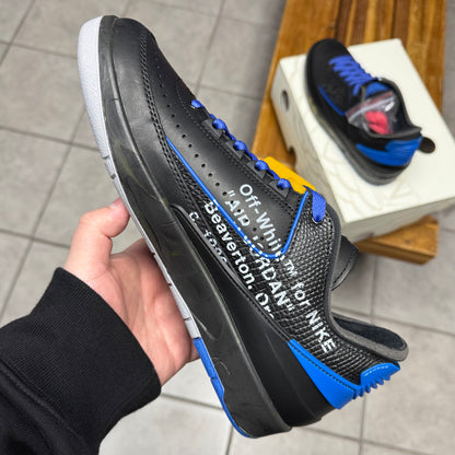 Jordan 2 Low x Off-White Black Varsity Royal