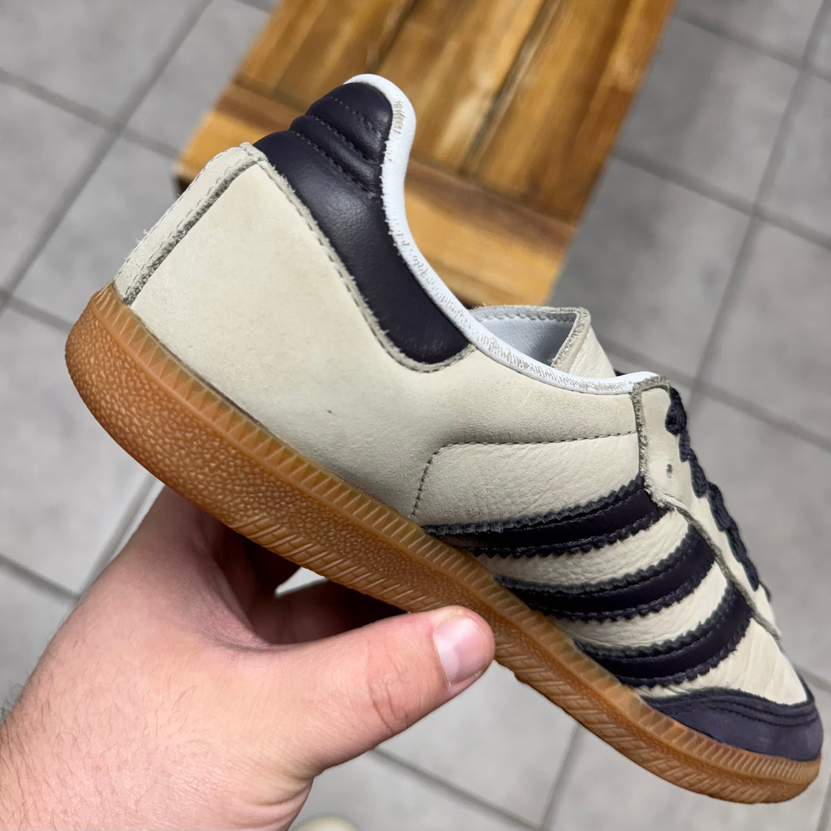 Adidas Samba OG ‘Putty Grey’ (Worn)