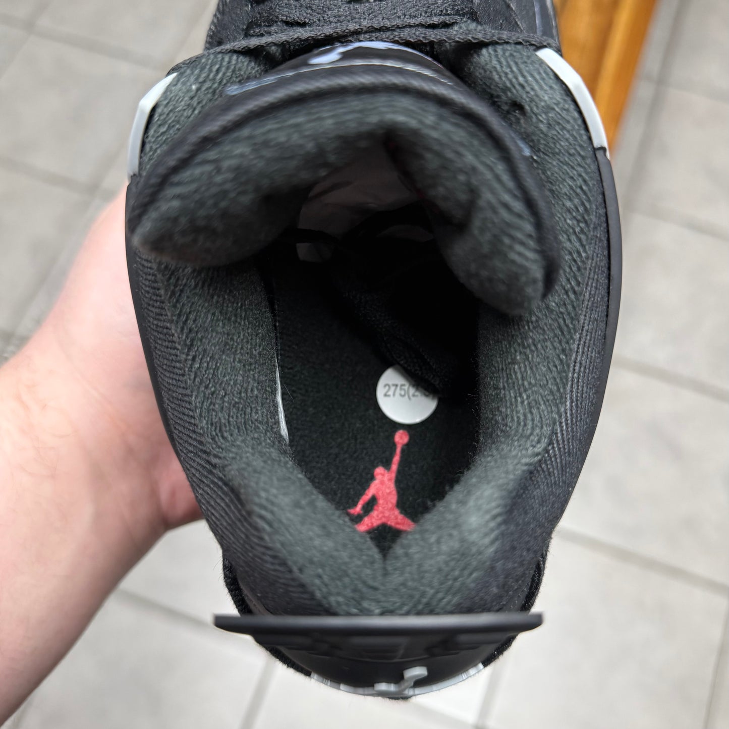 Jordan 4 Black Canvas