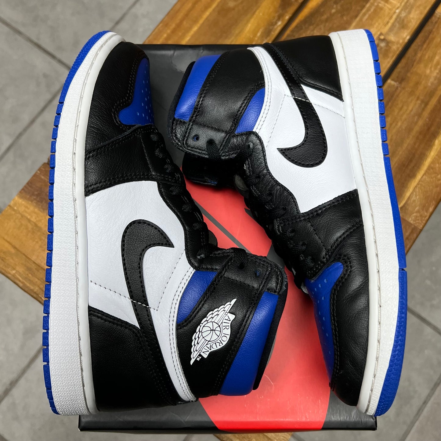 Jordan 1 High OG Royal Toe (Worn)