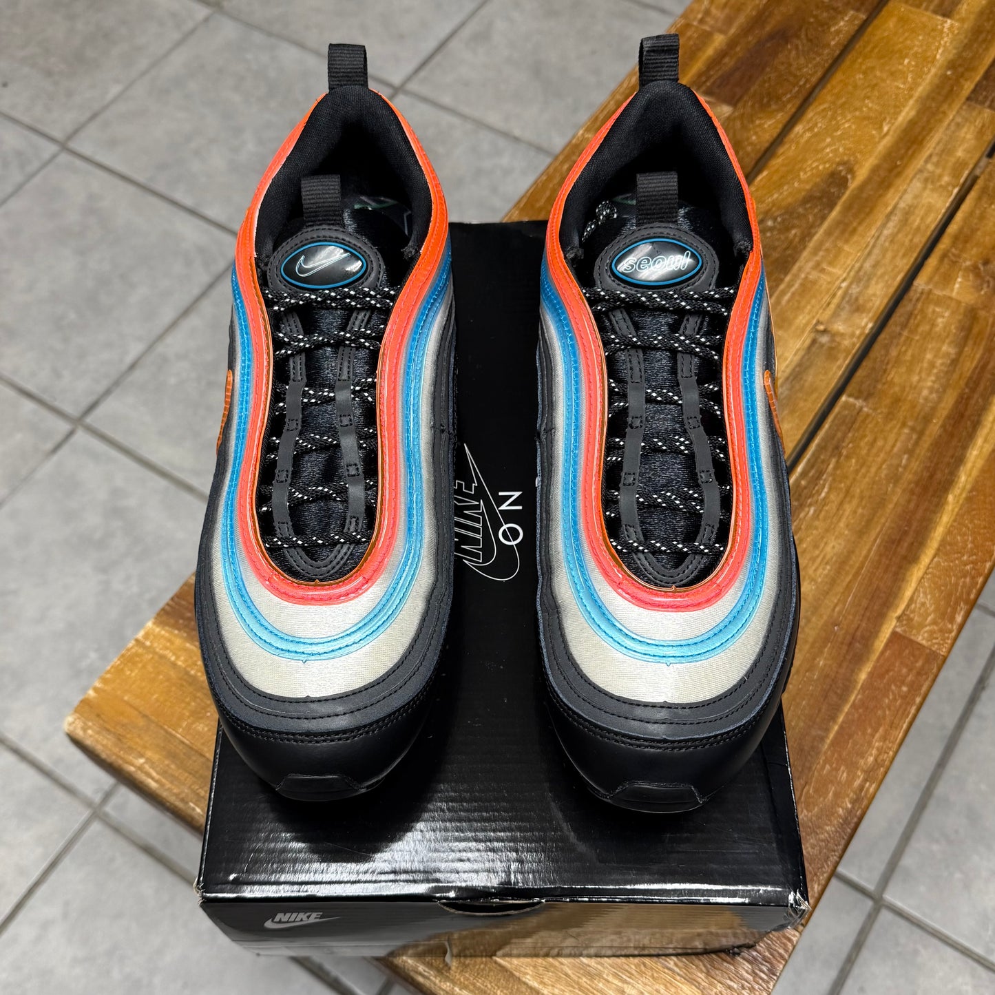 Air Max 97 ‘On Air: Neon Seoul’ (Worn)