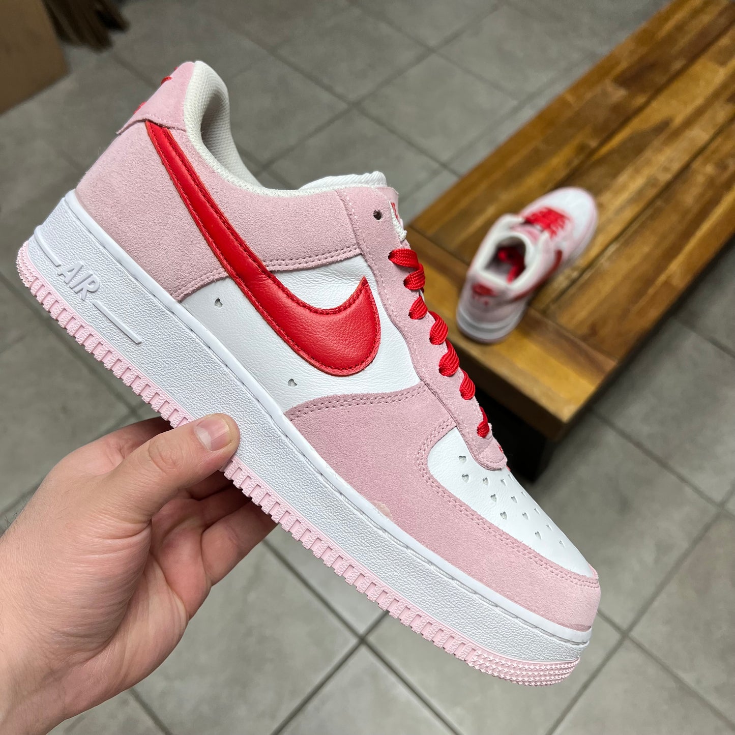 AF1 Low Valentine’s Day Love Letter (Worn)