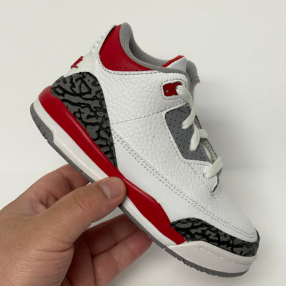 Jordan 3 Fire Red TD (Worn)