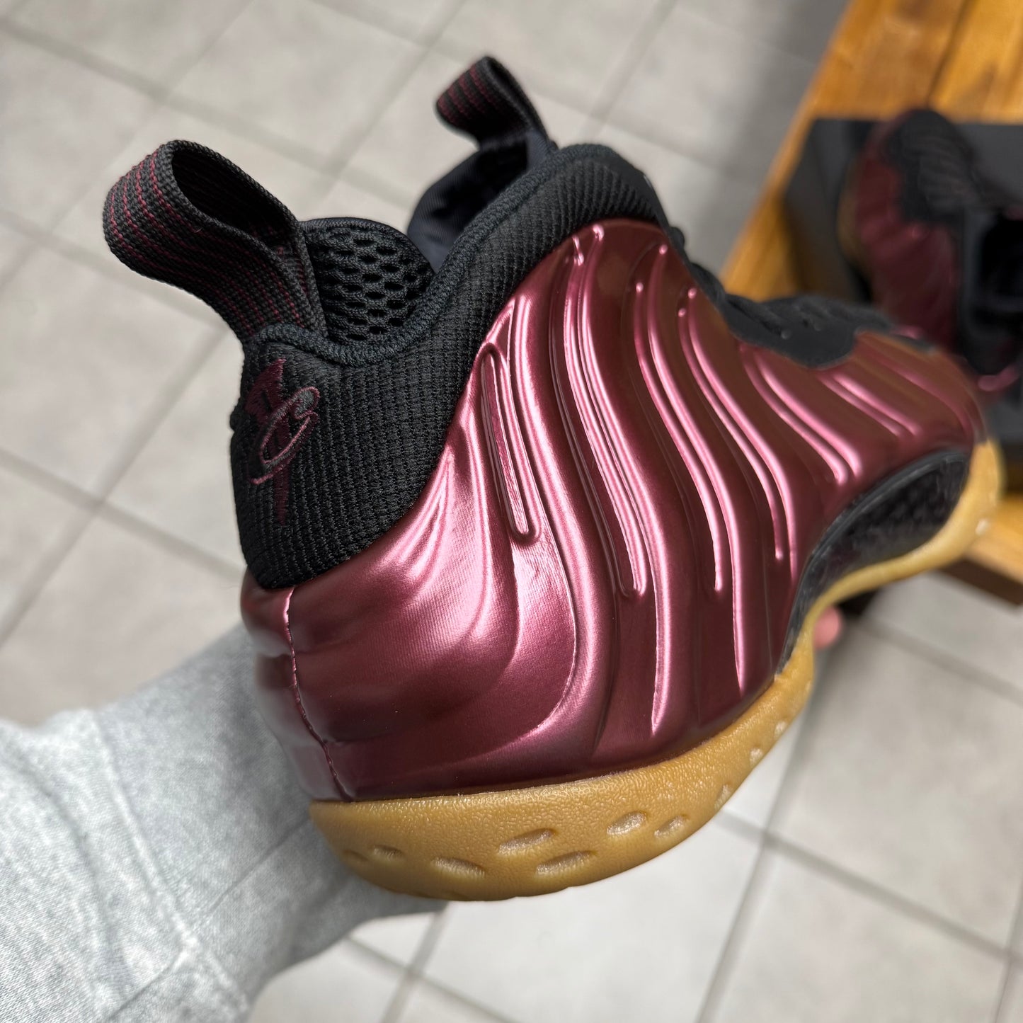 Air Foamposite One Maroon (Worn)