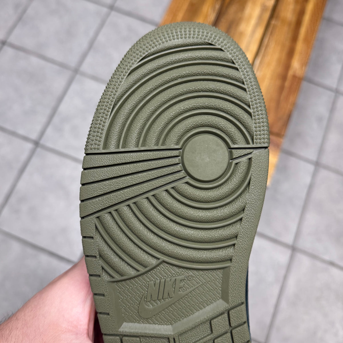 Jordan 1 Low OG x Travis Scott Medium Olive (Worn)