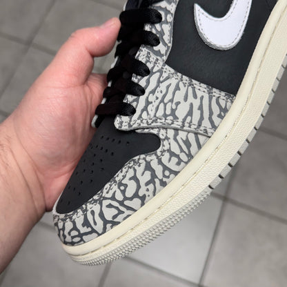 Jordan 1 Low OG Black Cement (Worn)