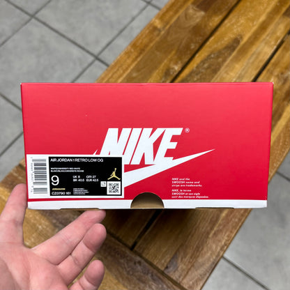 Jordan 1 Low OG University Red (Worn)