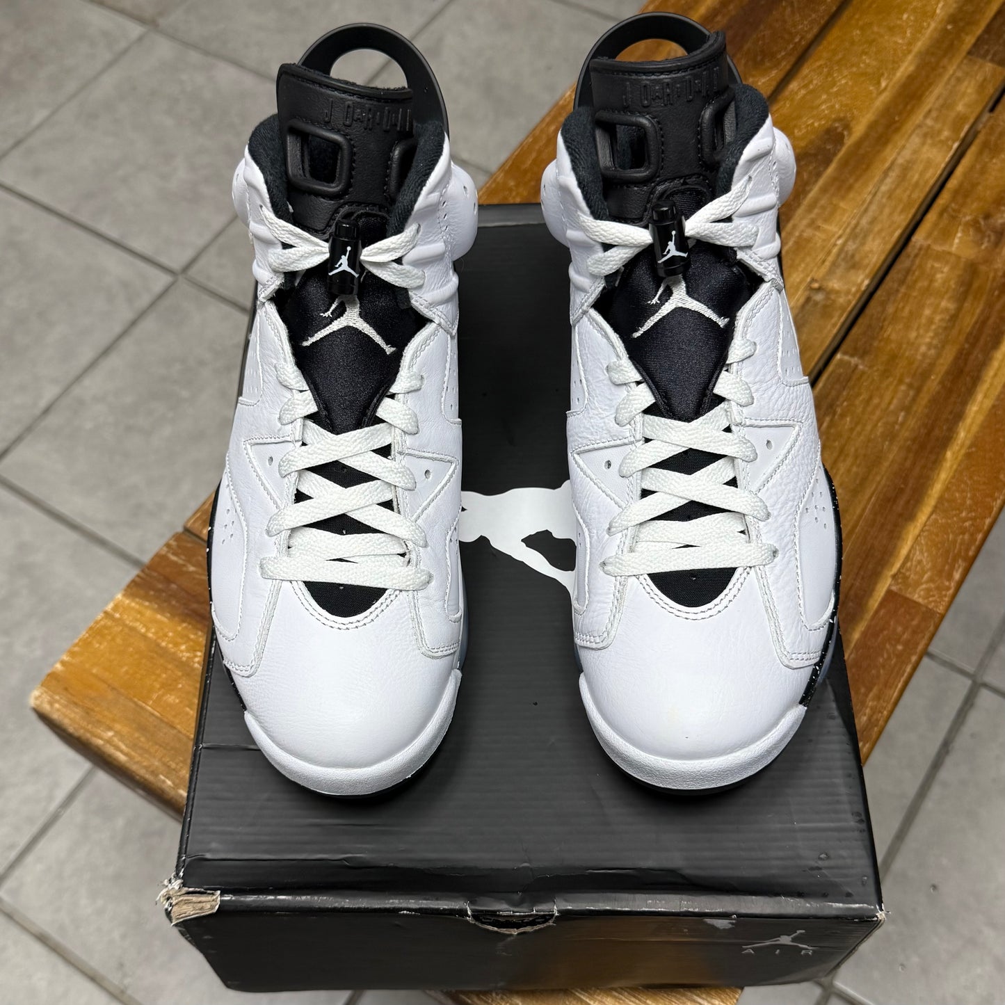 Jordan 6 Reverse Oreo (Worn)