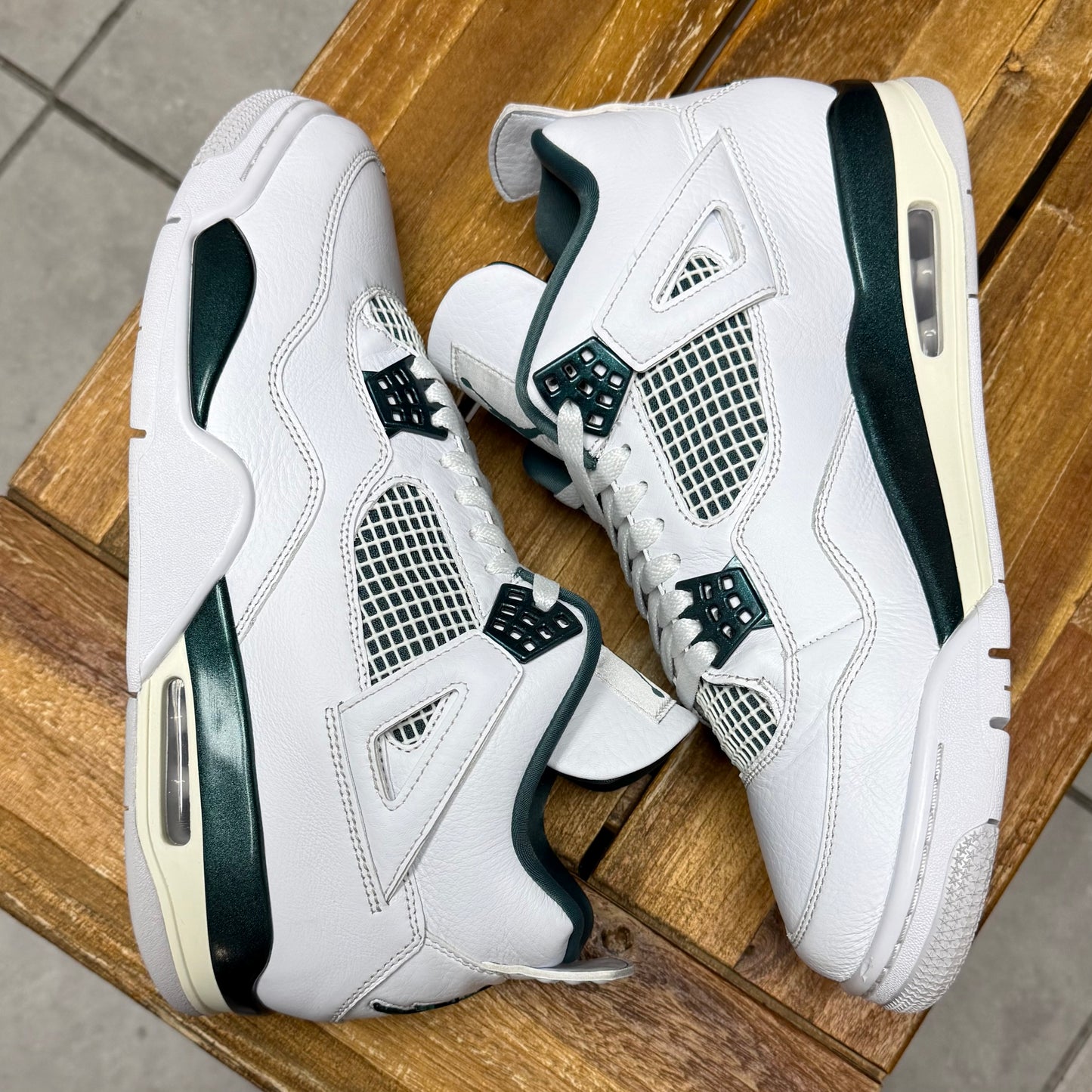 Jordan 4 Oxidized Green (Worn)