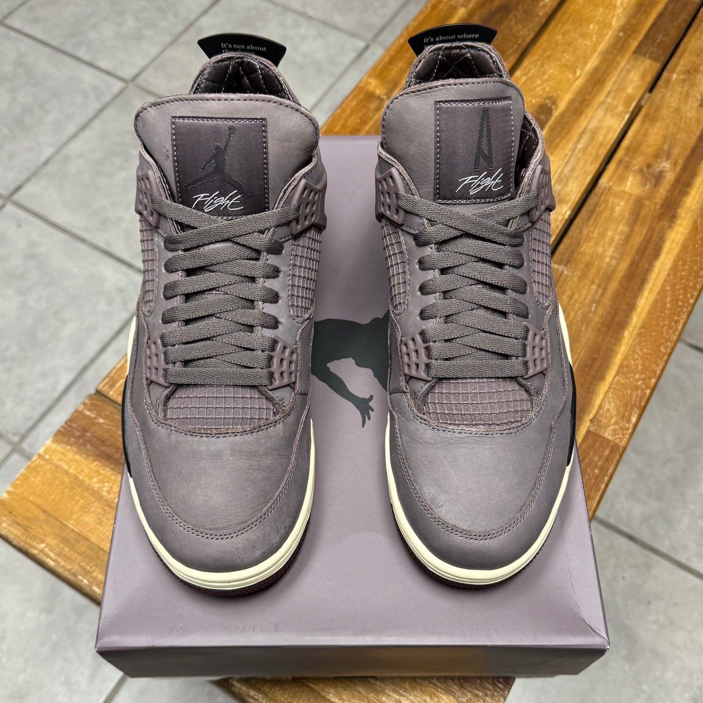 Jordan 4 x A Ma Maniére ‘Violet Ore’ (Worn)