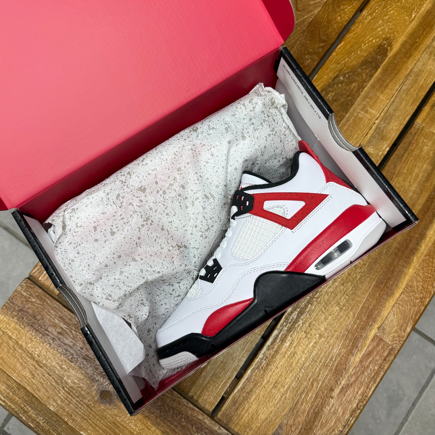Jordan 4 Red Cement