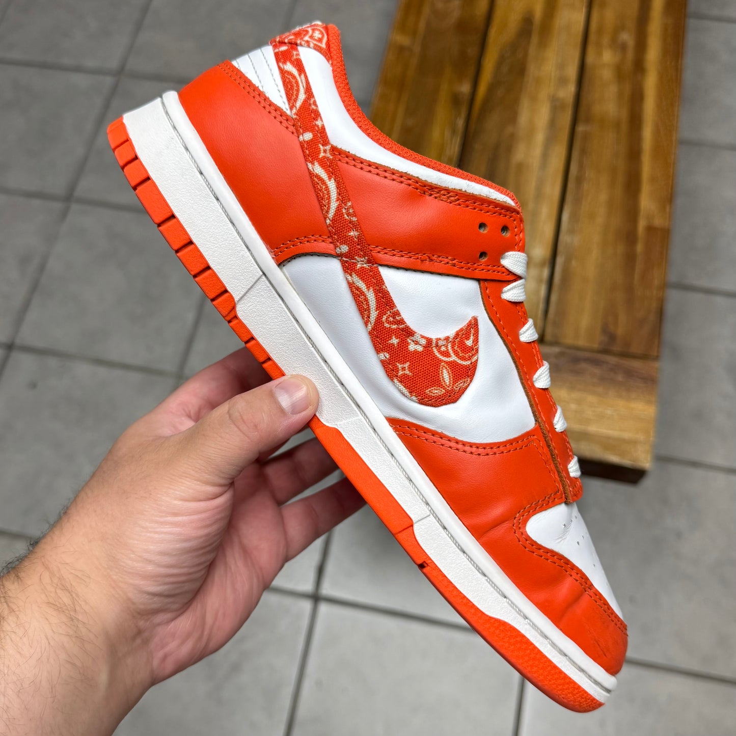 Dunk Low Orange Paisley (Worn)