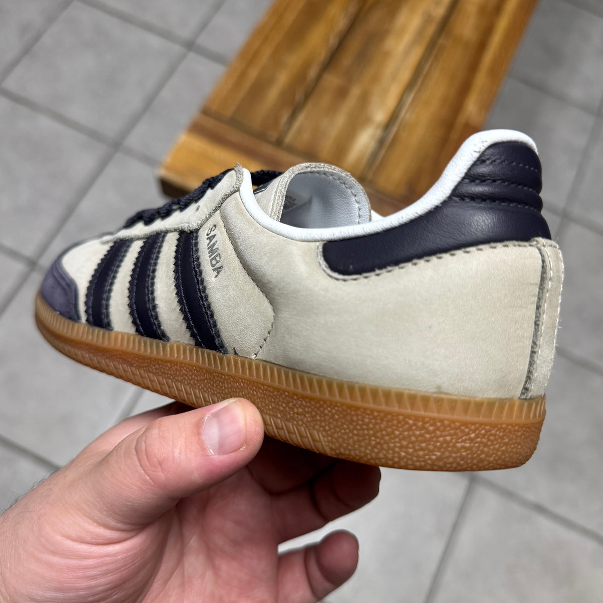 Adidas Samba OG ‘Putty Grey’ (Worn)