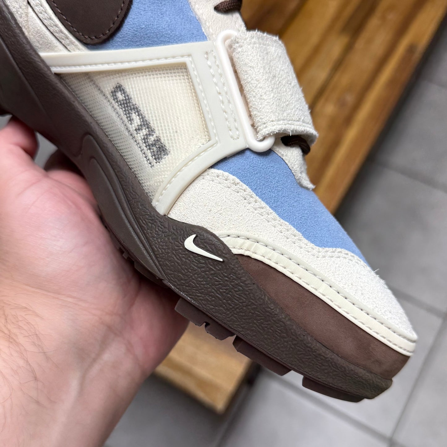 Zoom Field Jaxx x Travis Scott ‘Leche Blue’ (Worn)