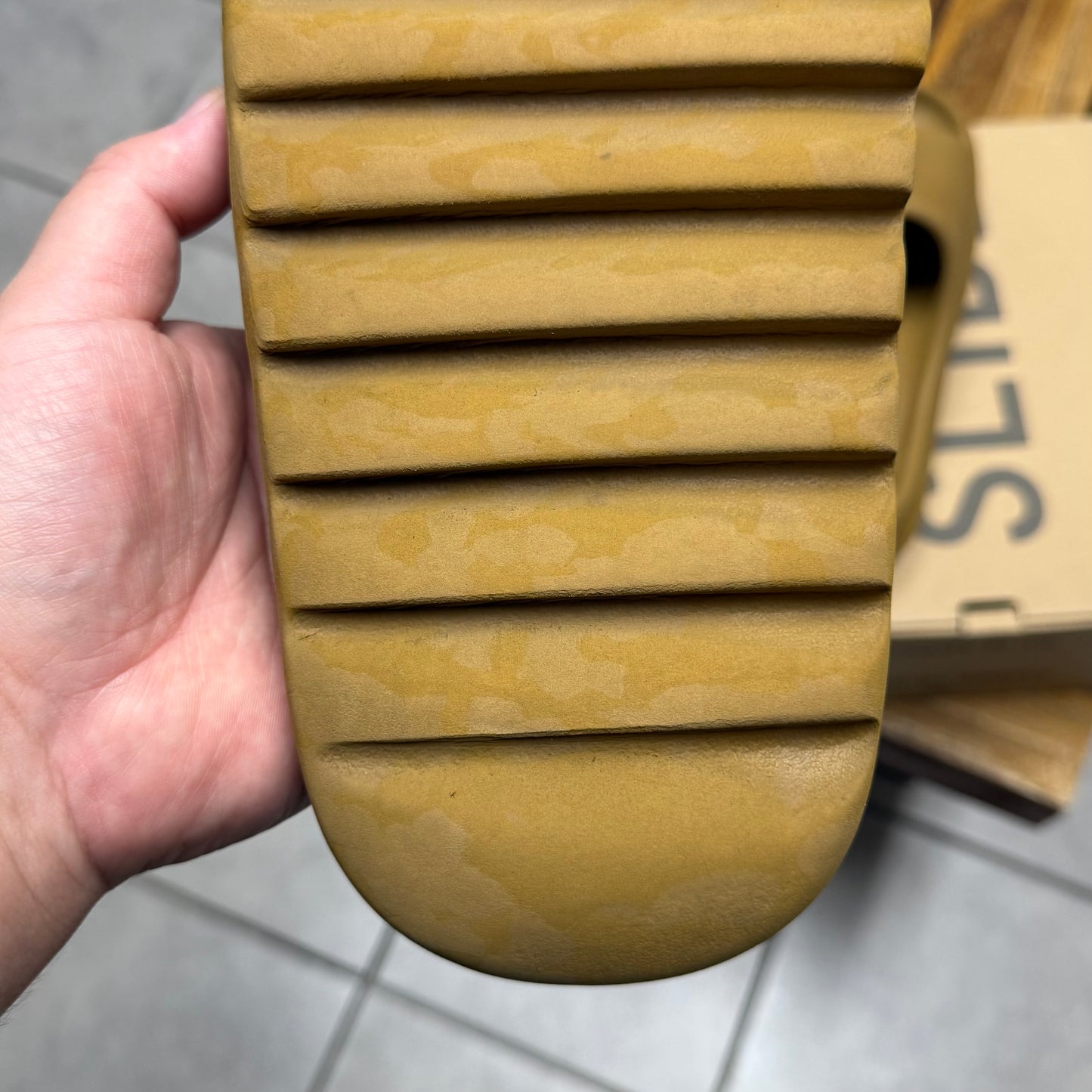 Yeezy Slide Ochre (Worn)