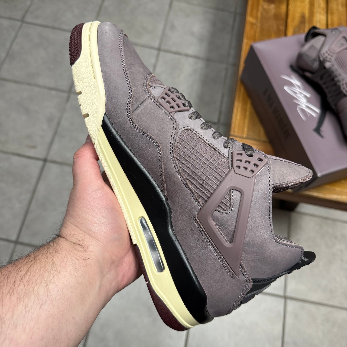 Jordan 4 x A Ma Maniére ‘Violet Ore’ (Worn)