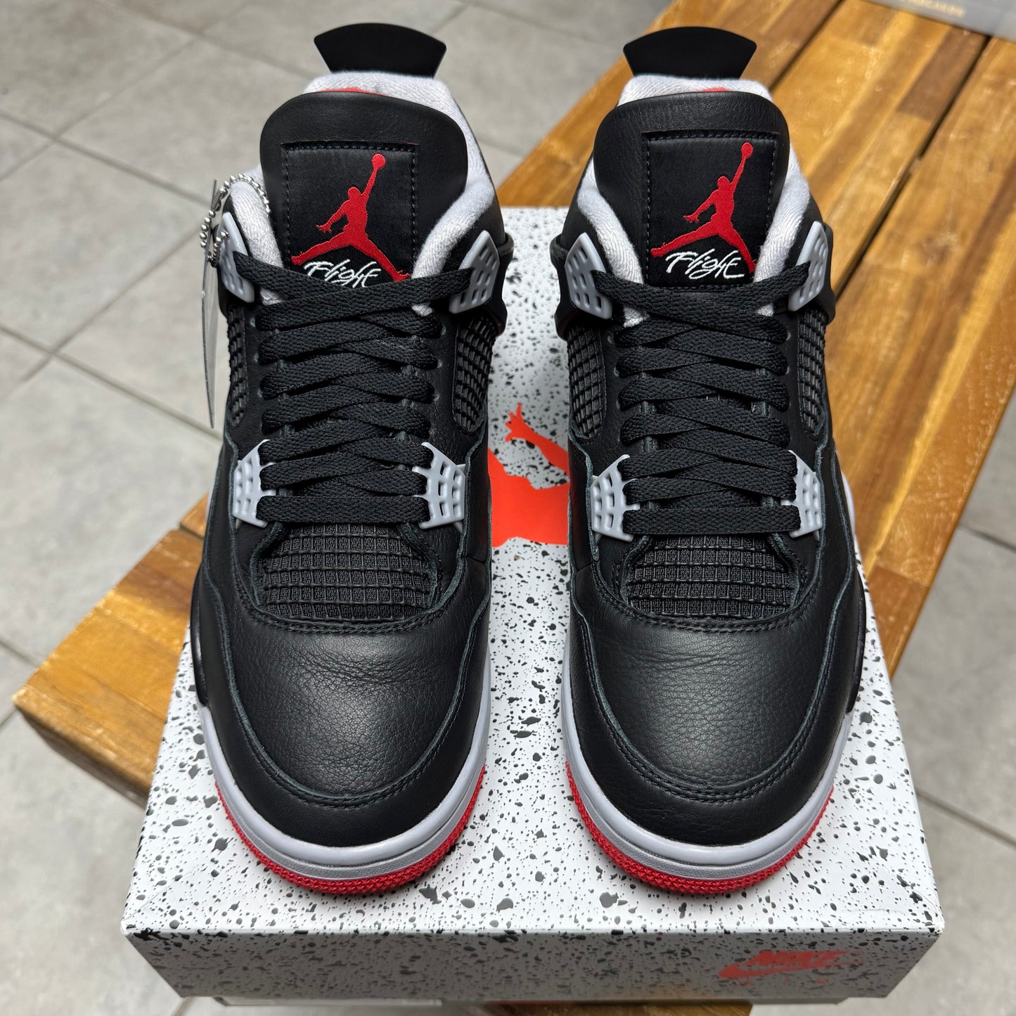 Jordan 4 Bred Reimagined (Worn)