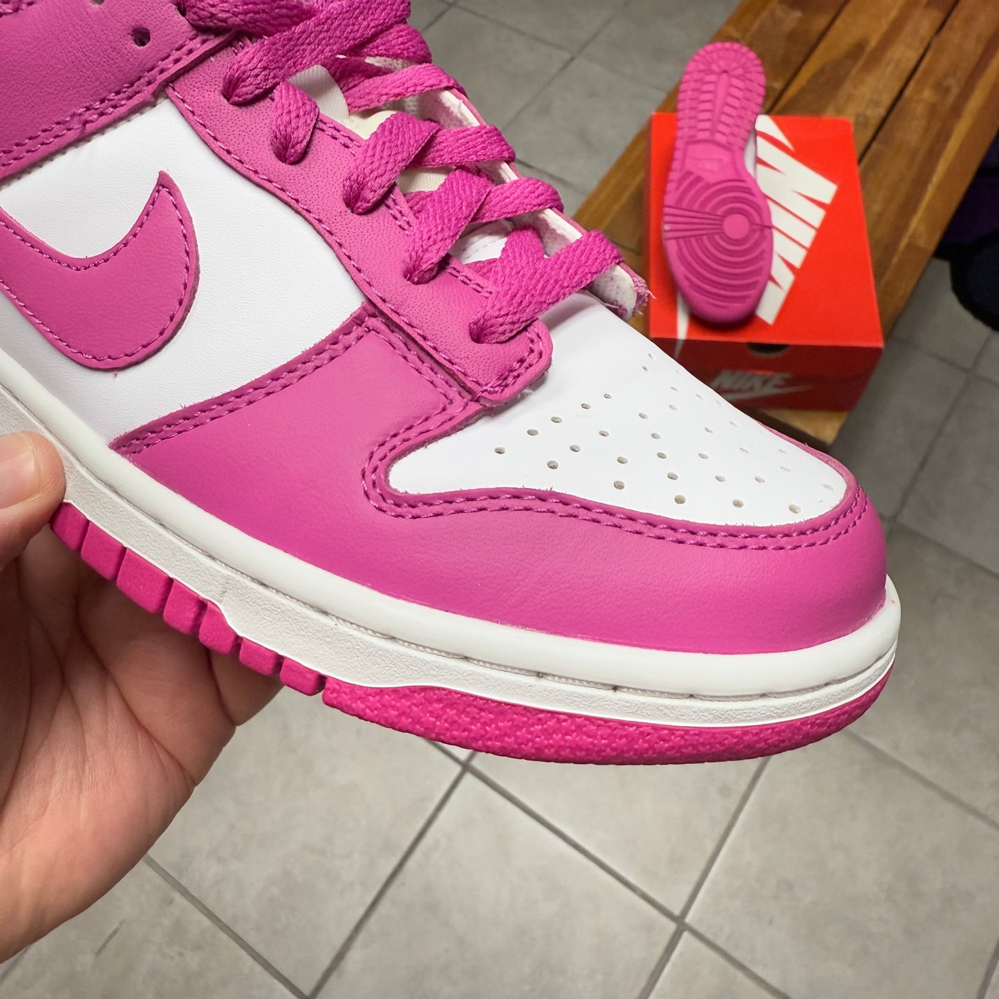 Dunk Low Active Fuchsia (GS/Worn)