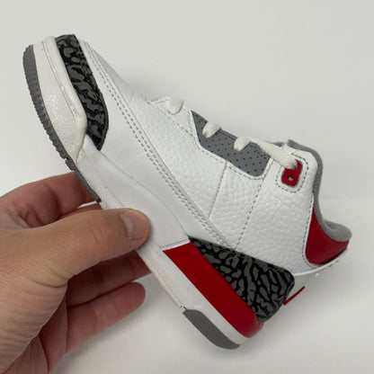 Jordan 3 Fire Red TD (Worn)