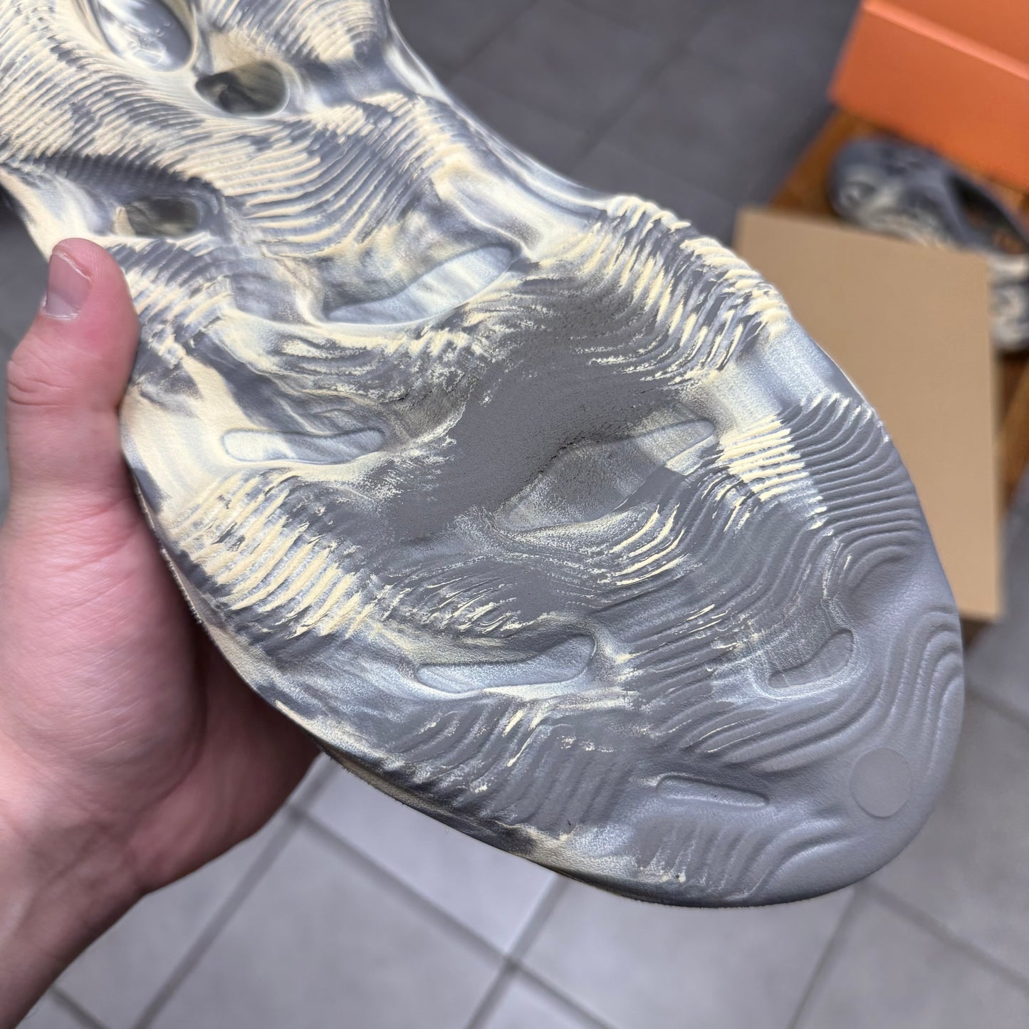 Yeezy Foam RNNR MXT Moon Gray (Worn)