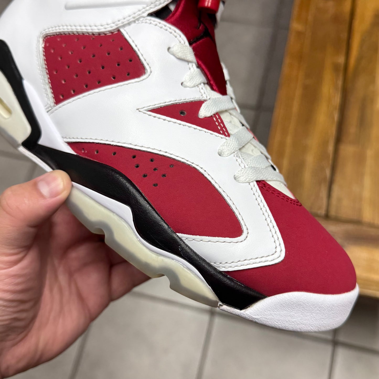 Jordan 6 Carmine (Worn)