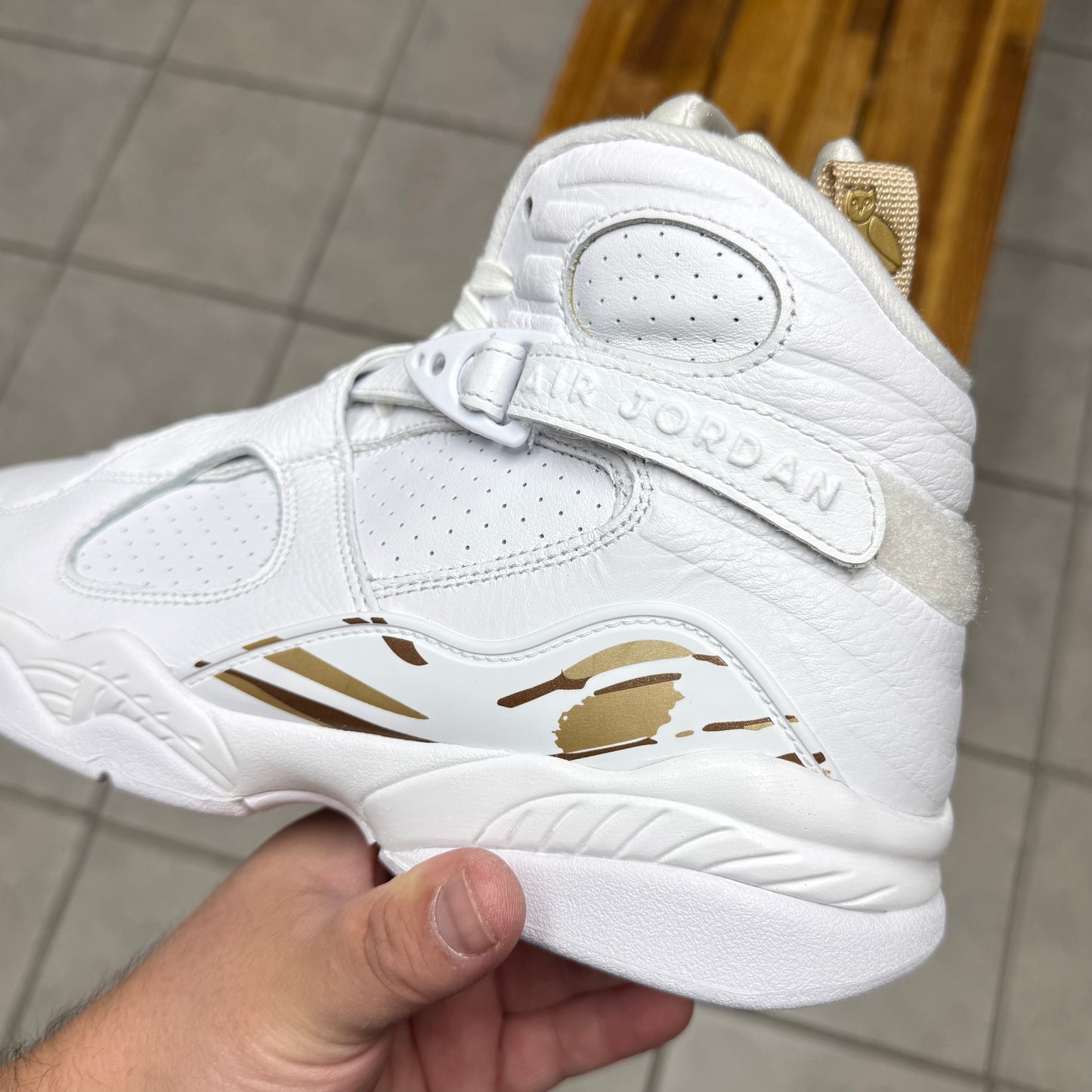 Air Jordan 8 Retro x OVO White (Worn)