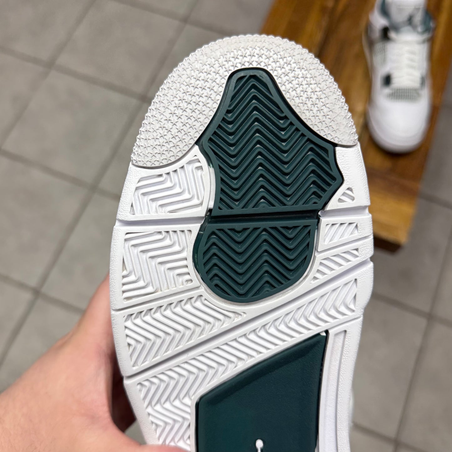 Jordan 4 Oxidized Green (Worn)
