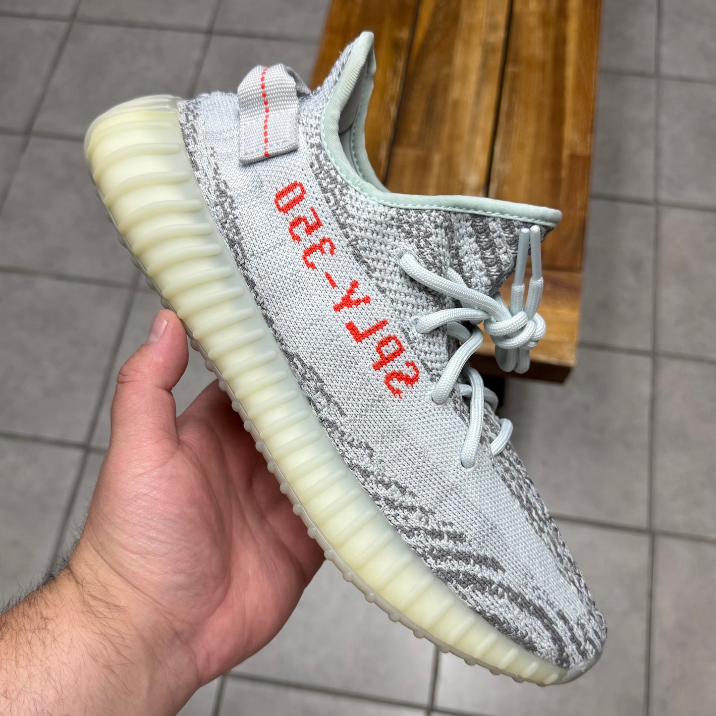 Yeezy 350 V2 Blue Tint (Worn)