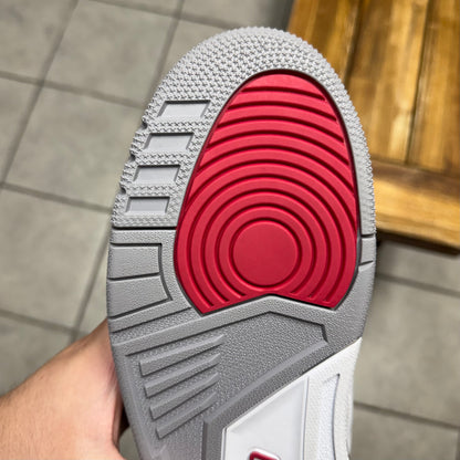 Jordan 3 Cardinal Red (Worn)