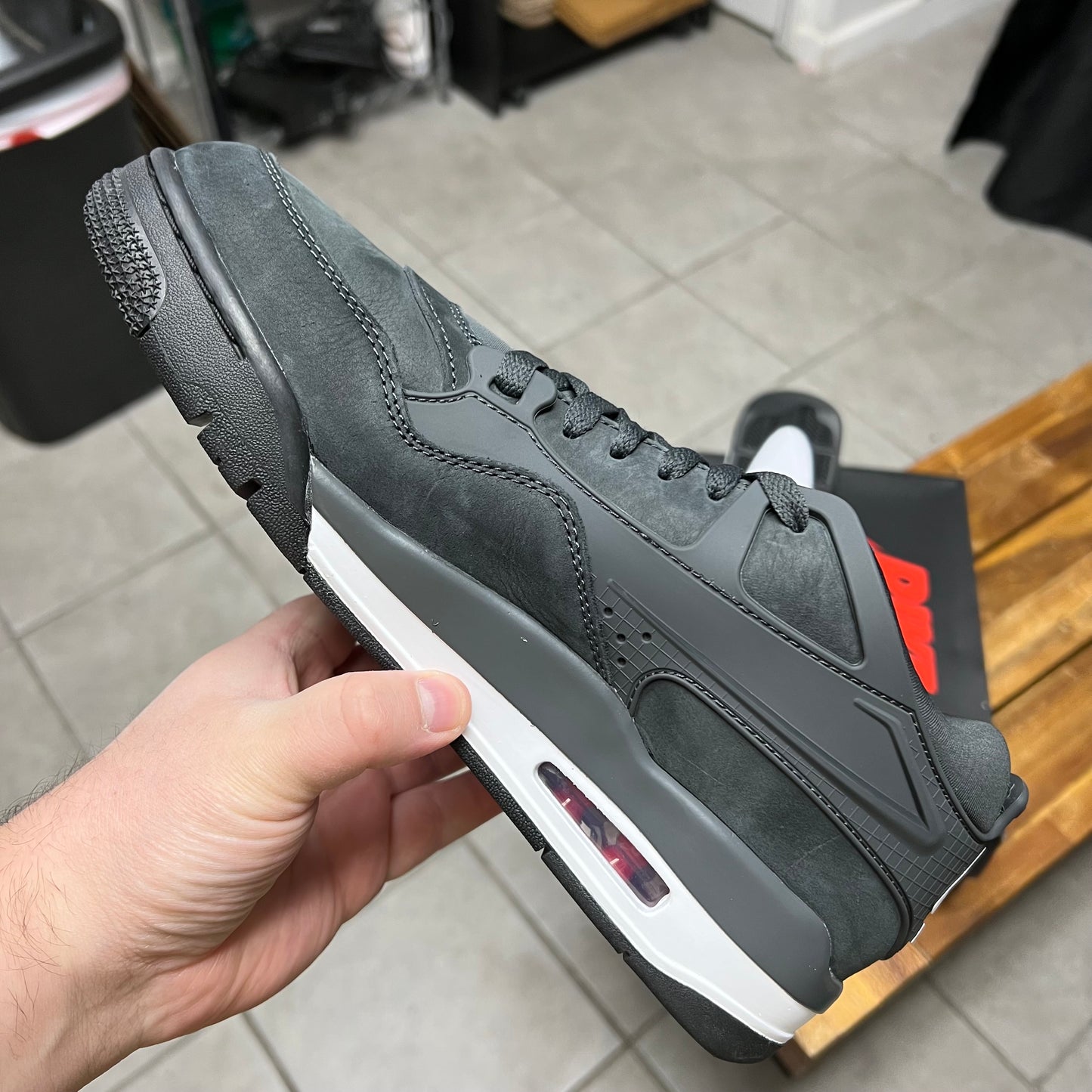 Jordan 4 RM SP x Nigel Sylvester Driveway Grey