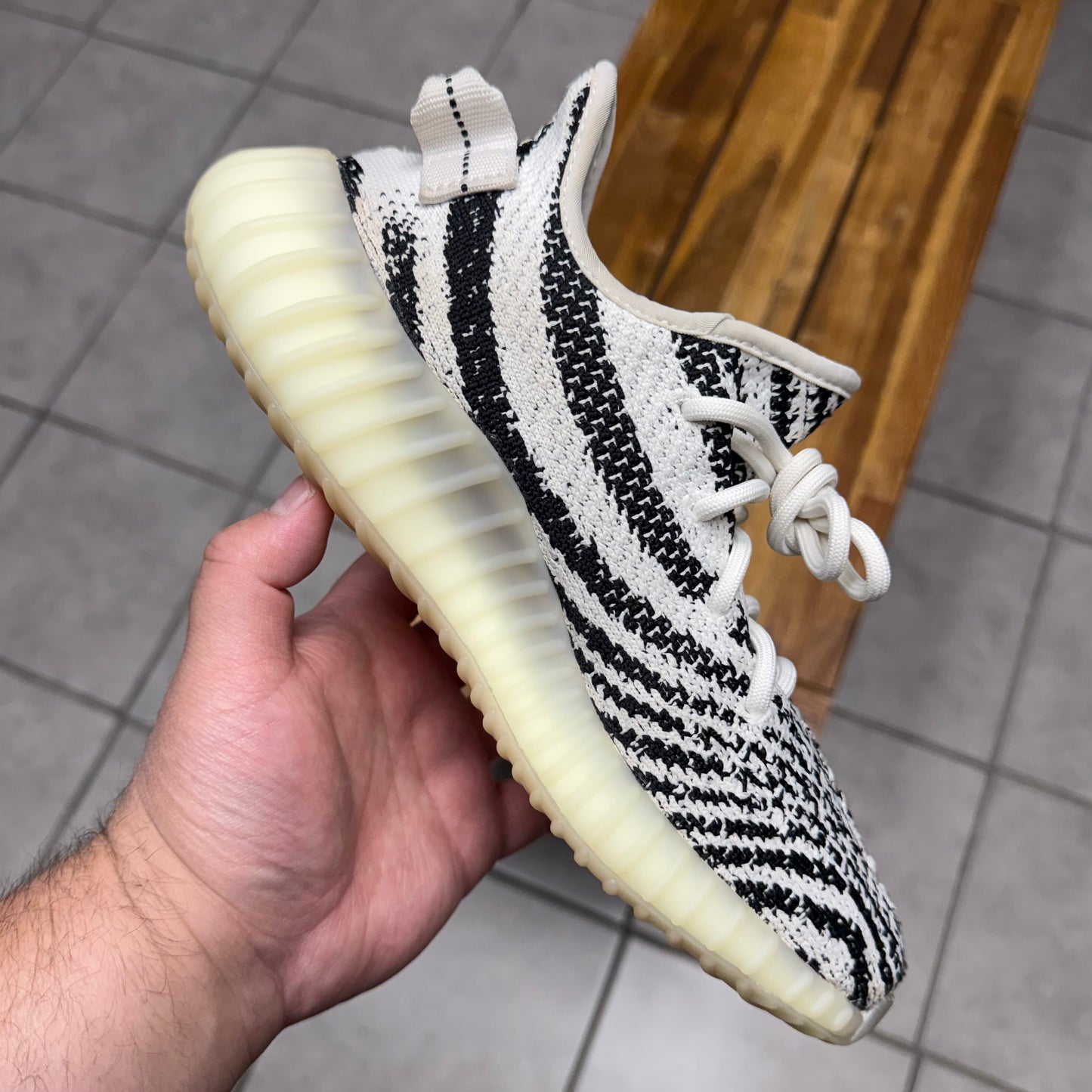 Yeezy 350 V2 Zebra (Worn)