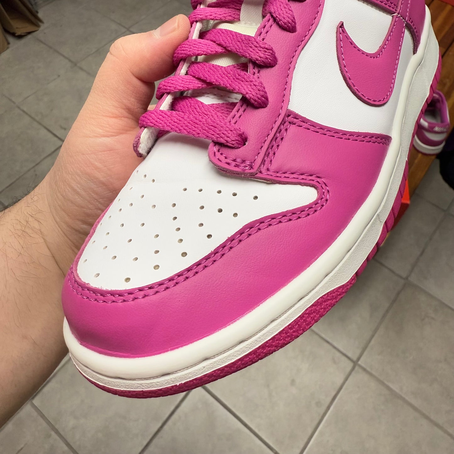 Dunk Low Active Fuchsia (GS/Worn)