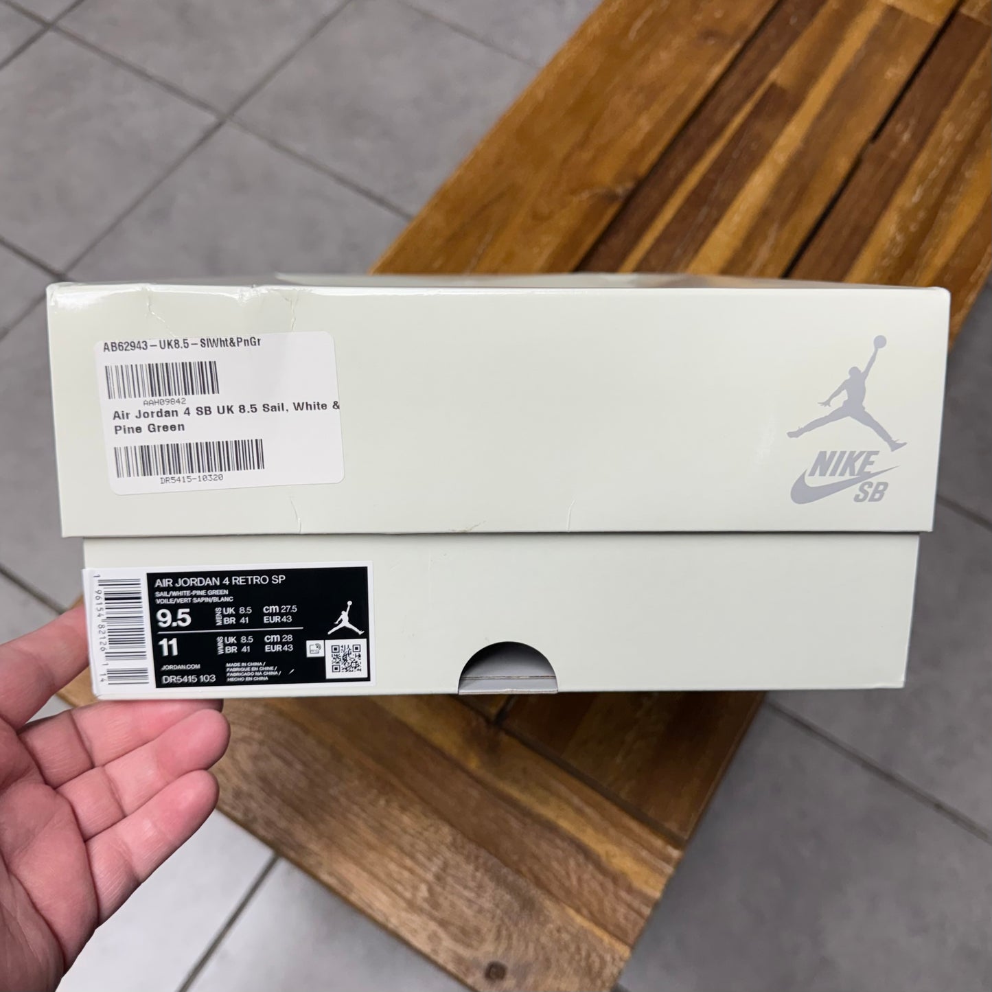 Jordan 4 SB Pine Green
