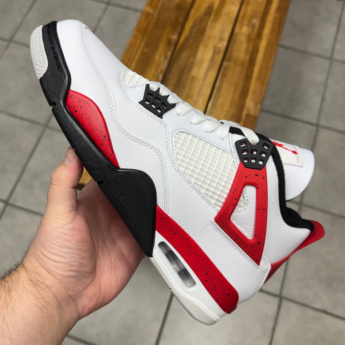 Jordan 4 Red Cement