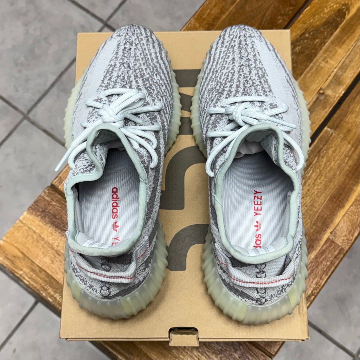 Yeezy 350 V2 Blue Tint (Worn)
