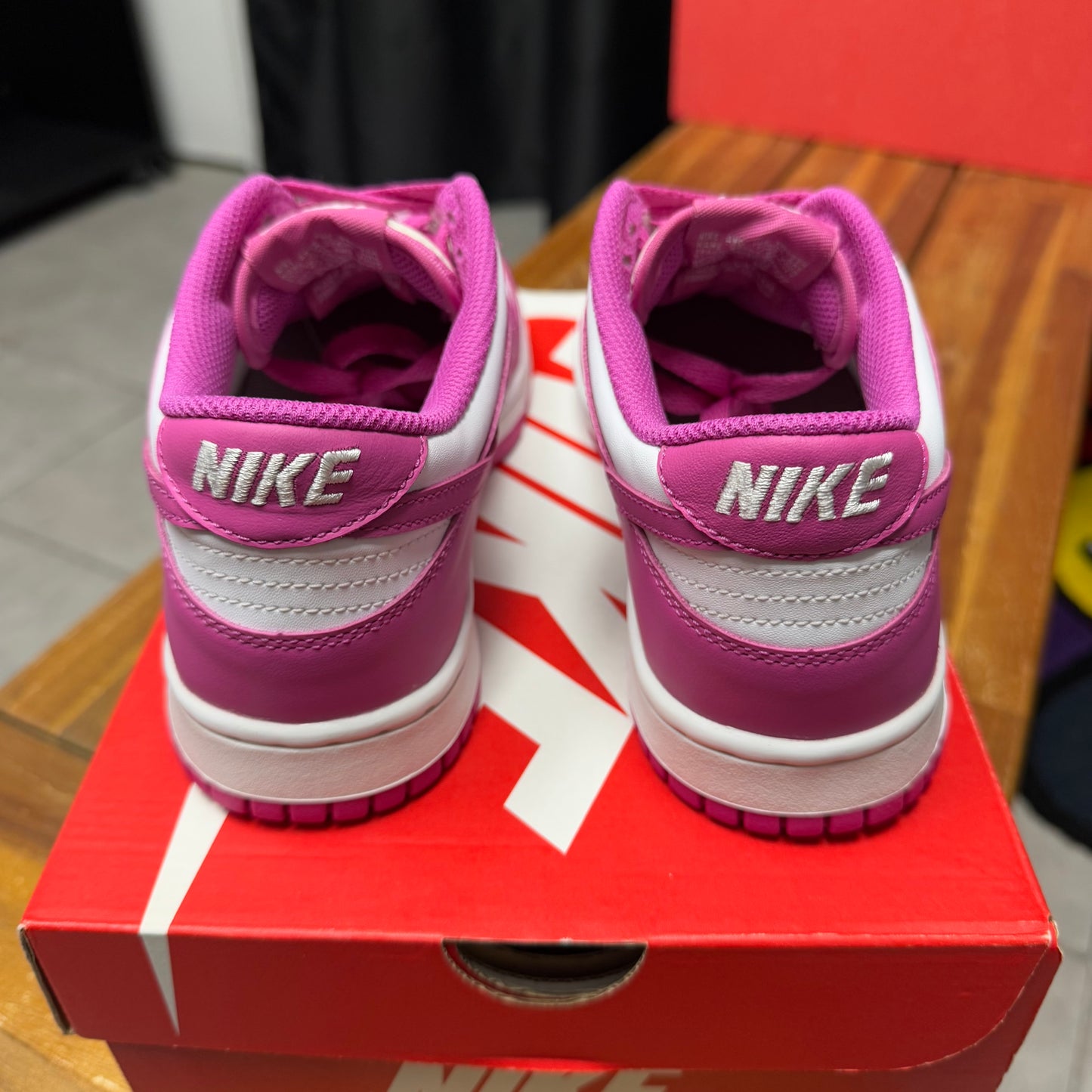 Dunk Low Active Fuchsia (GS/Worn)