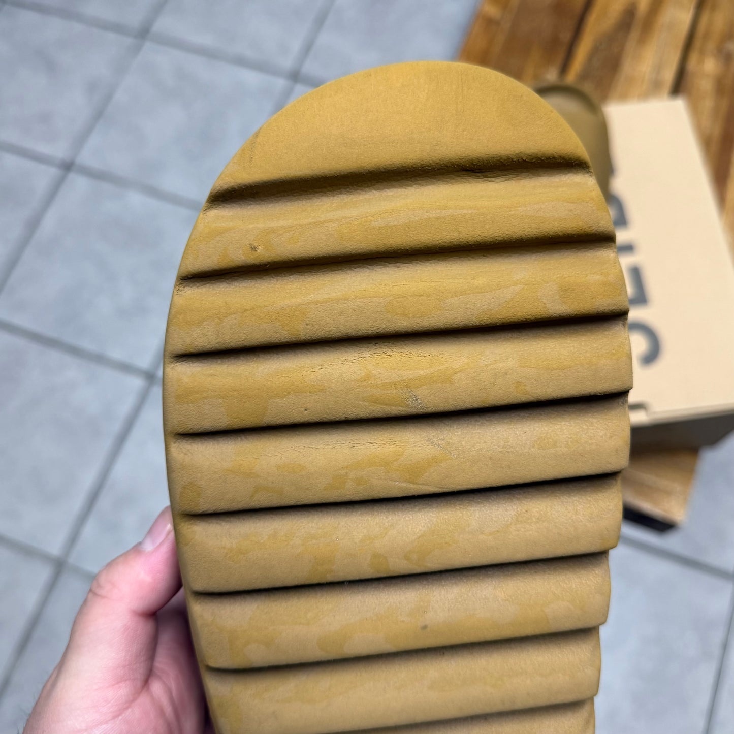 Yeezy Slide Ochre (Worn)