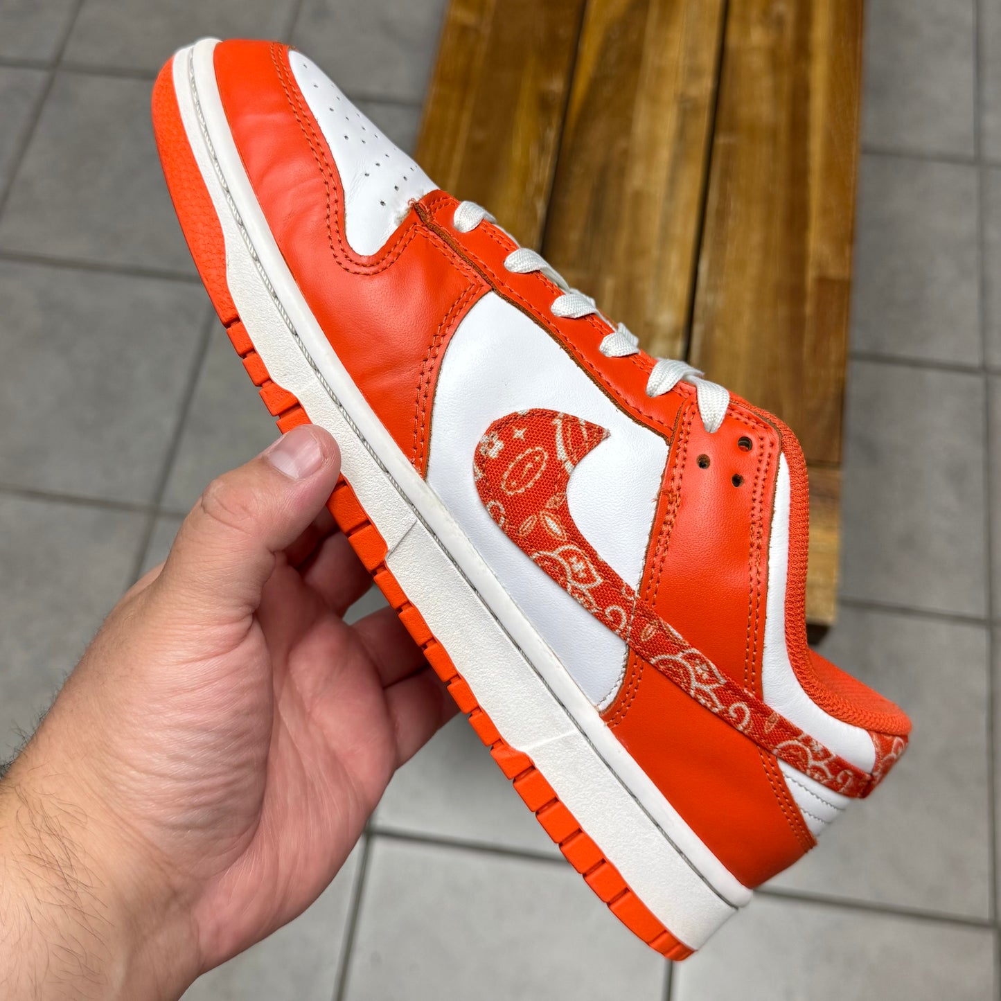Dunk Low Orange Paisley (Worn)