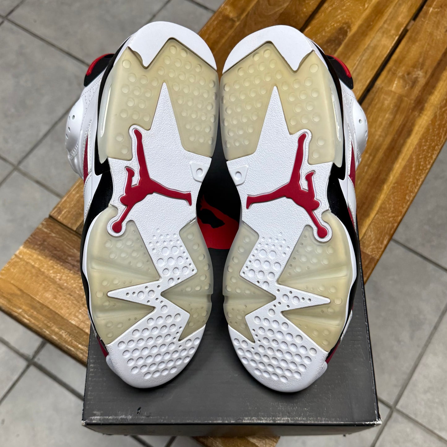 Jordan 6 Carmine (Worn)