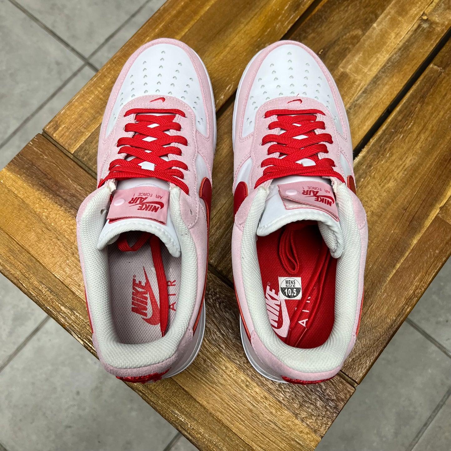 AF1 Low Valentine’s Day Love Letter (Worn)