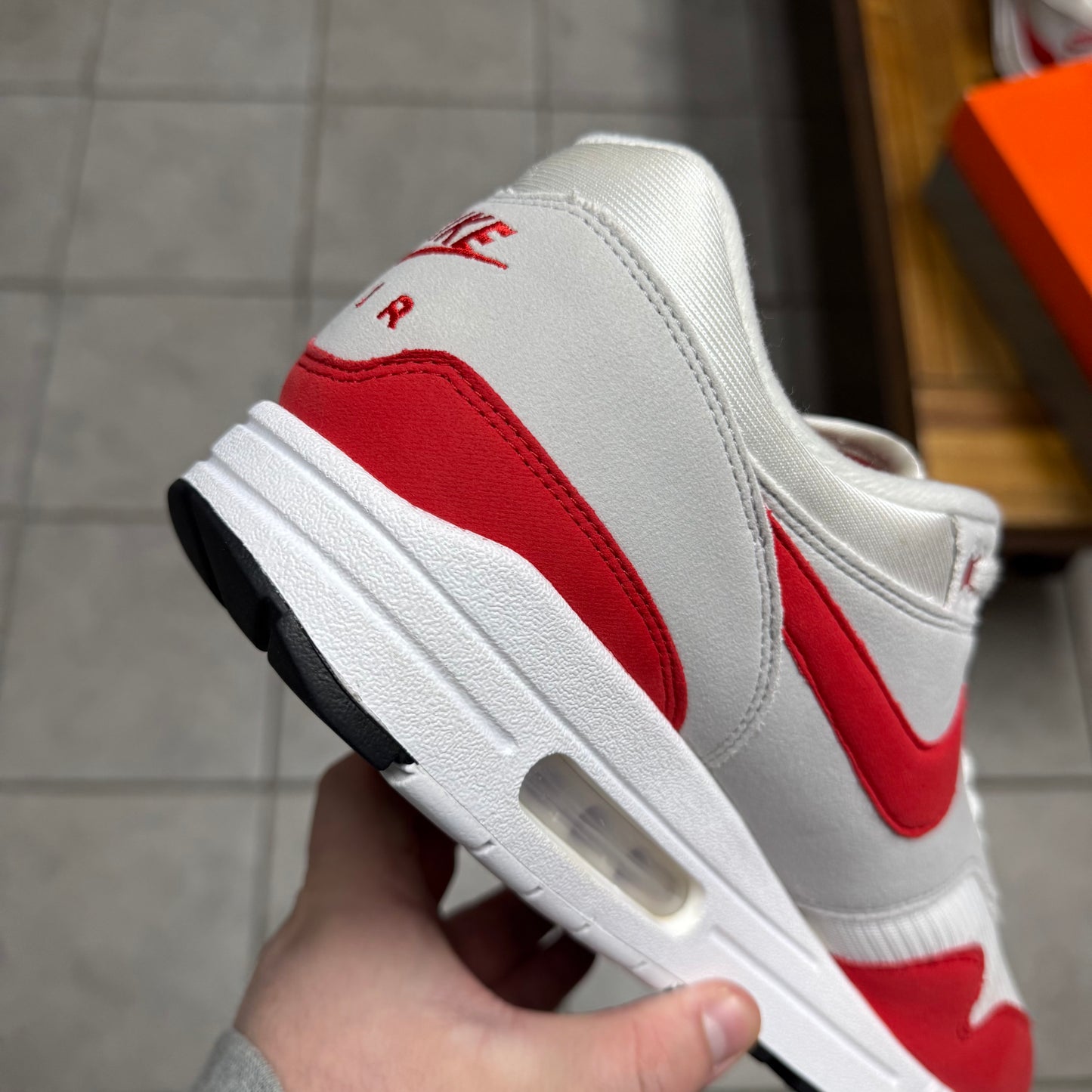 Air Max 1 OG Anniversary Red (Worn)