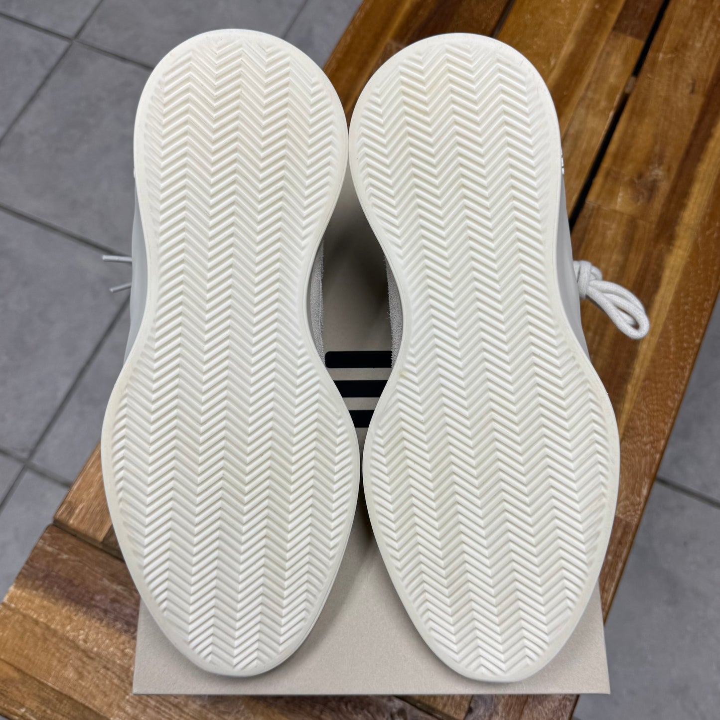 Adidas Fear of God Athletics x '86 Low ‘Talc’ (Worn)